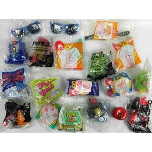 Vintage Mixed Lot of 19 McDonald’s Happy Meal Toys 1990s LPS Ronald Looney Tunes